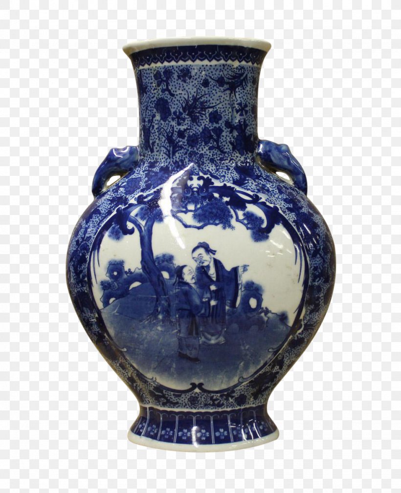 Jingdezhen Blue And White Pottery Vase Ceramic, PNG, 975x1200px, Jingdezhen, Artifact, Blue And White Porcelain, Blue And White Pottery, Ceramic Download Free