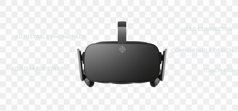 Oculus Rift Open Source Virtual Reality Virtual Reality Headset Tilt Brush HTC Vive, PNG, 4839x2256px, Oculus Rift, Automotive Exterior, Black, Brand, Game Controllers Download Free