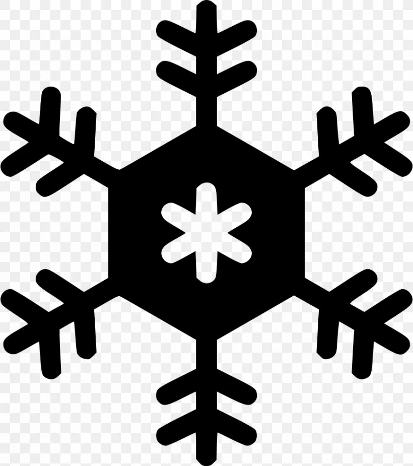 Snowflake Vector Graphics Clip Art Image, PNG, 868x980px, Snowflake, Black And White, Christmas Ornament, Drawing, Royaltyfree Download Free