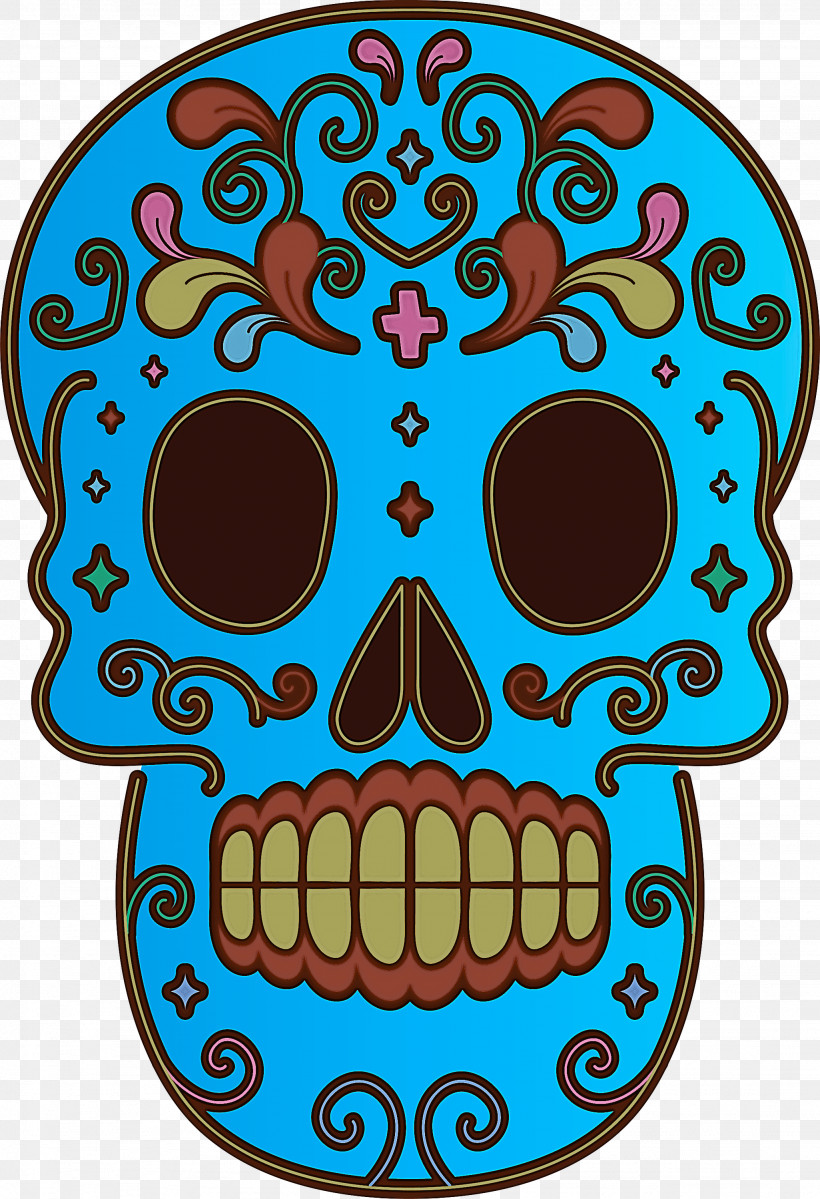 Day Of The Dead Día De Muertos Skull, PNG, 2051x3000px, Day Of The Dead, Abstract Art, Computer, Computer Graphics, D%c3%ada De Muertos Download Free