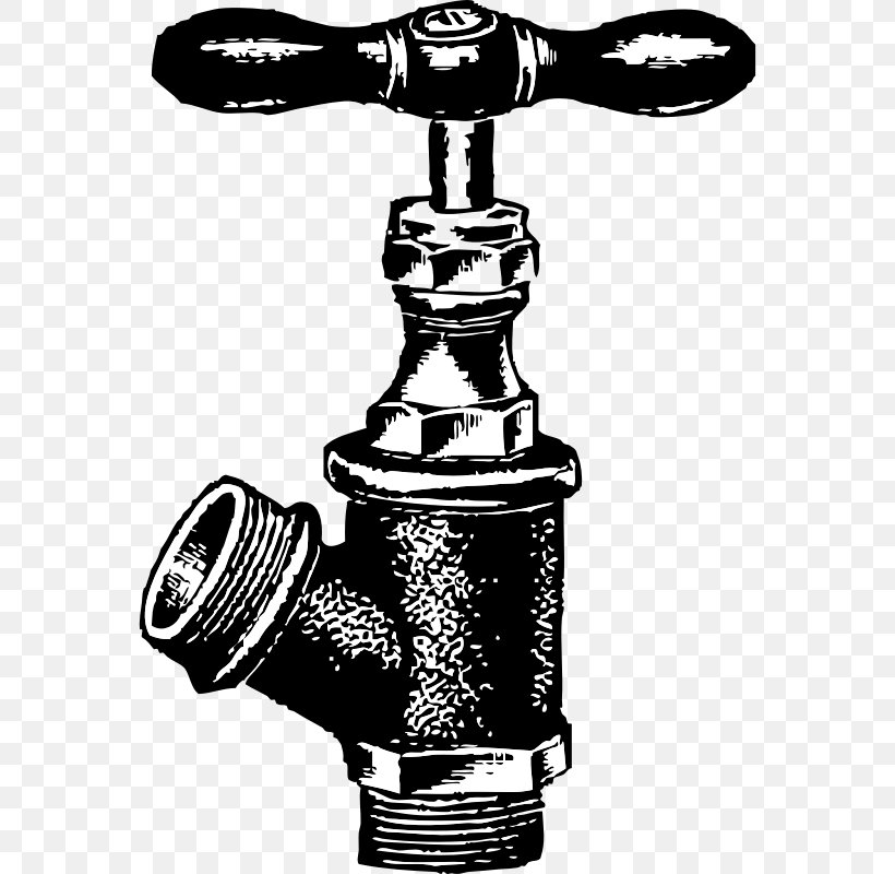 Plumbing Plumber Tap Clip Art, PNG, 800x800px, Plumbing, Black And White, Free Content, Hardware, Hardware Accessory Download Free