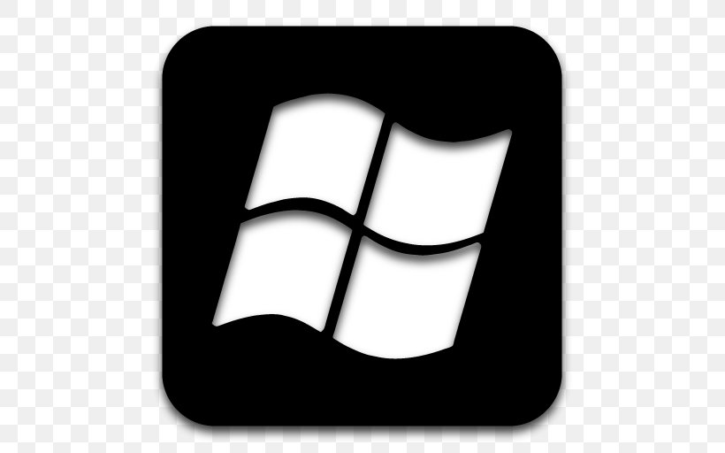 Desktop Wallpaper Windows 7 Windows Phone Windows 8, PNG, 512x512px, Windows  7, Android, Black And White,