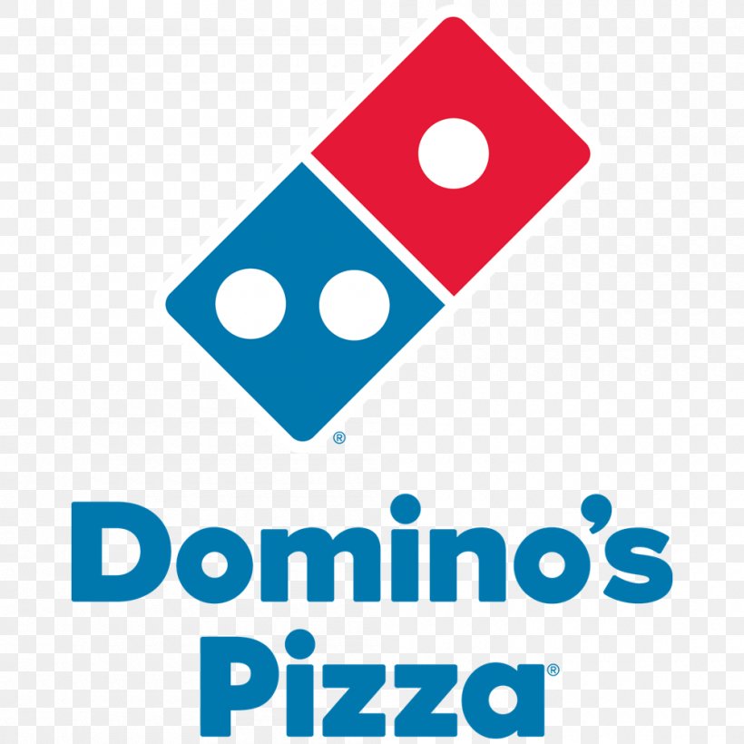 Domino's Pizza Logo Food Papa John's Pizza, PNG, 1000x1000px, Pizza, Area, Blue, Brand, Cake Download Free