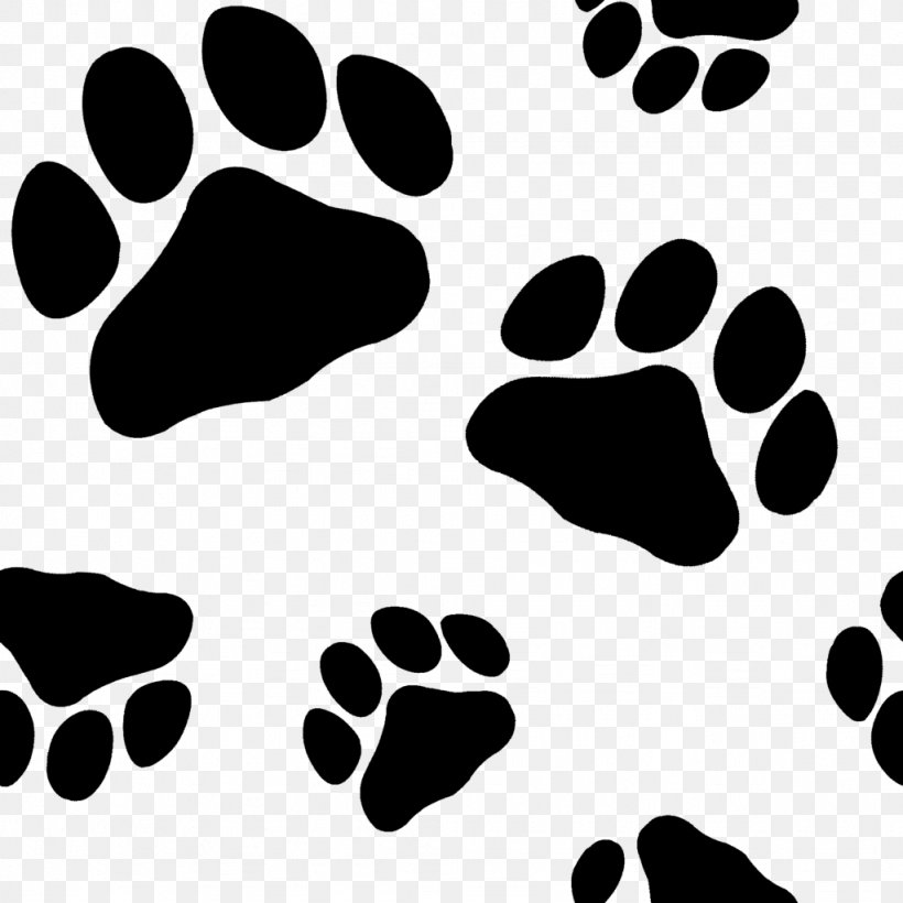 Paw Dog Puppy Pattern, PNG, 1024x1024px, Paw, Black, Black And White, Computer, Dog Download Free