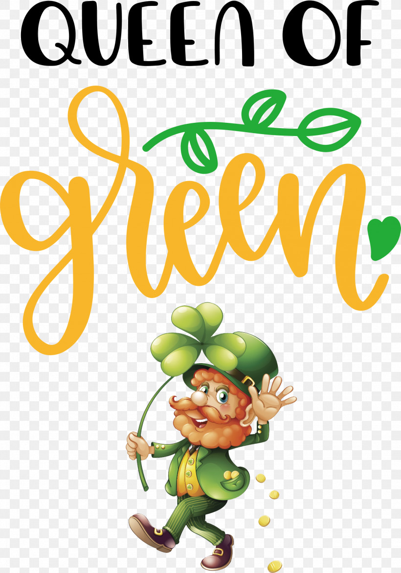 Queen Of Green St Patricks Day Saint Patrick, PNG, 2099x3000px, St Patricks Day, Artistic Inspiration, Clover, Duende, Holiday Download Free