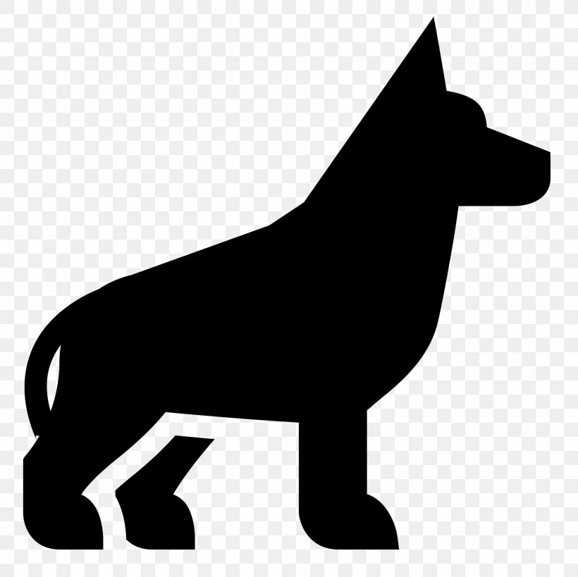 German Shepherd Clip Art, PNG, 1600x1600px, German Shepherd, Animal, Black, Black And White, Carnivoran Download Free