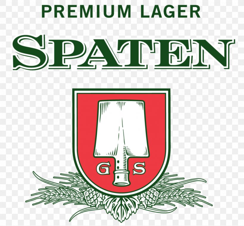 Spaten-Franziskaner-Bräu Beer Lager Logo Brand, PNG, 1024x951px, Beer, Area, Brand, Drinkware, Green Download Free