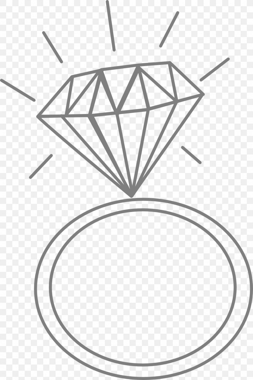 Engagement Ring Wedding Ring Clip Art, PNG, 1280x1920px, Engagement Ring, Area, Black And White, Bride, Diagram Download Free
