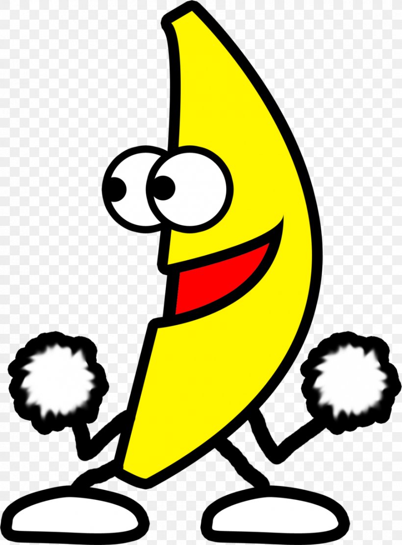 Banana Animation Dance Clip Art, PNG, 900x1219px, Banana, Animation, Artwork, Black And White, Dance Download Free
