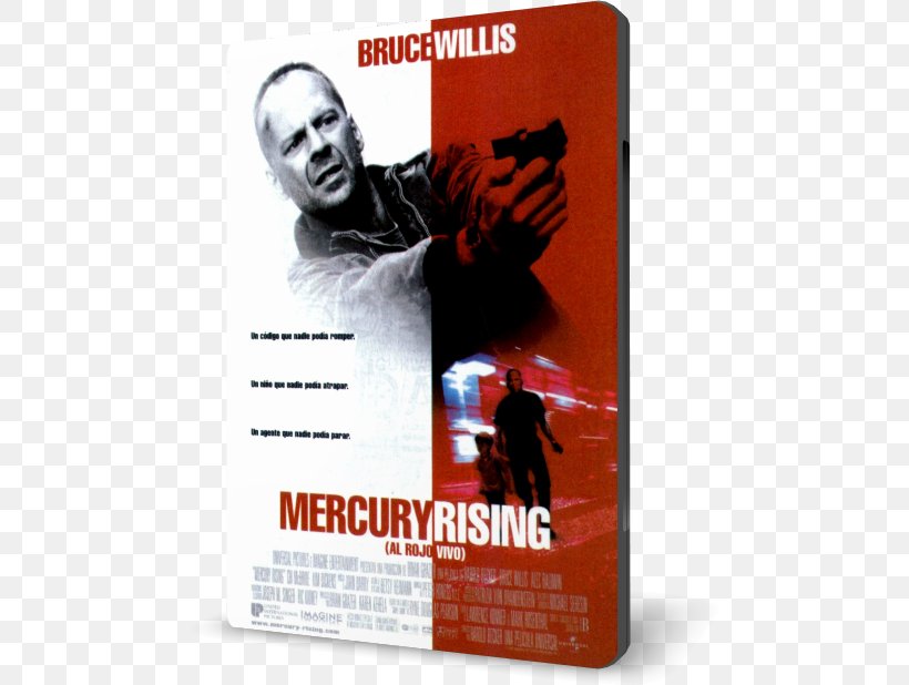 Harold Becker Mercury Rising Art Jeffries Film United States, PNG, 477x618px, 1998, Film, Advertising, Alec Baldwin, Bruce Willis Download Free