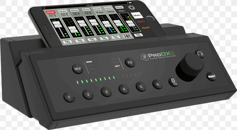 Mackie ProDX8 Audio Mixers Digital Mixing Console Mackie Mix8, PNG, 1200x660px, Watercolor, Cartoon, Flower, Frame, Heart Download Free