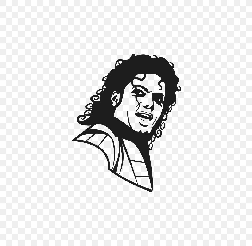 Michael Jackson Vector Graphics Drawing Stencil, PNG, 800x800px, Watercolor, Cartoon, Flower, Frame, Heart Download Free