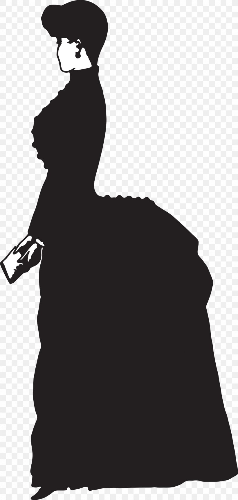 Silhouette Clip Art, PNG, 1084x2276px, Silhouette, Black, Black And White, Computer, Dress Download Free