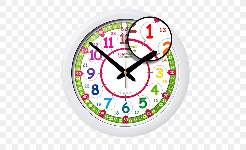 Alarm Clocks Teacher Clock Face Learning, PNG, 500x500px, 24hour Clock, Clock, Alarm Clock, Alarm Clocks, Bedroom Download Free