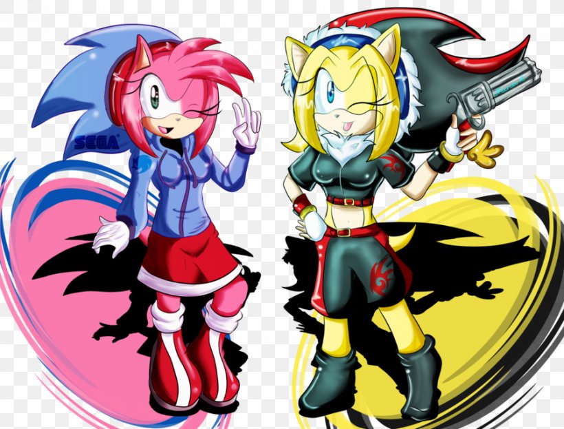 Amy Rose Shadow The Hedgehog Sonic Riders Sonic Advance 3 Sonic The Hedgehog, PNG, 900x684px, Watercolor, Cartoon, Flower, Frame, Heart Download Free