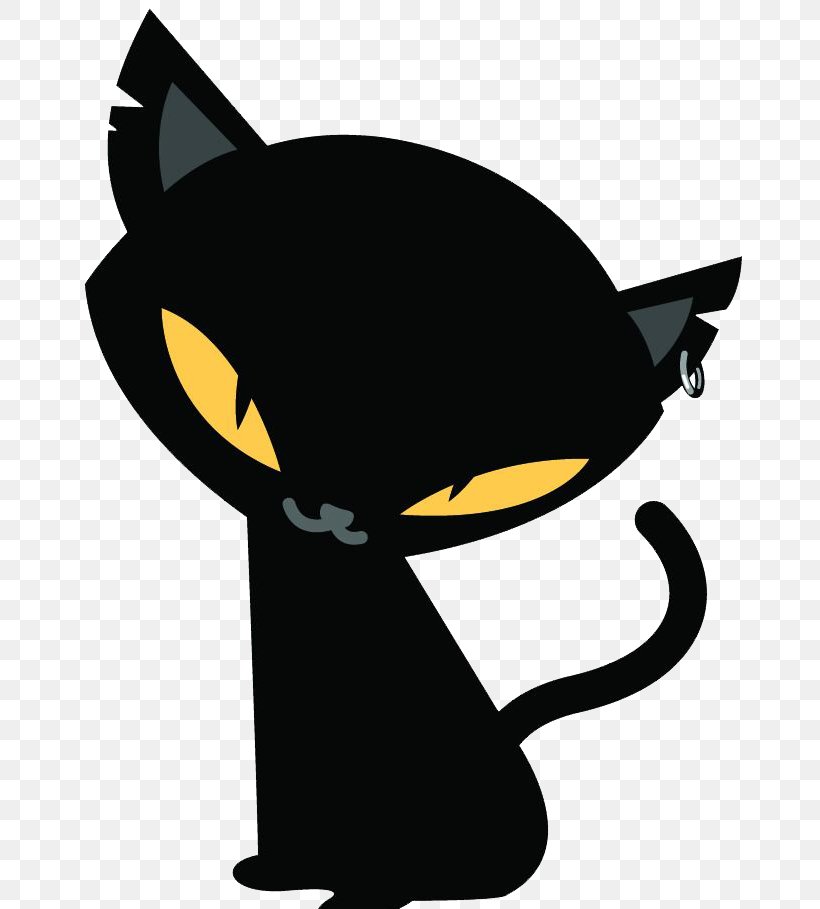 Cat Image Illustration Cartoon Download, PNG, 753x909px, Cat, Animated  Cartoon, Animation, Black, Black Cat Download Free