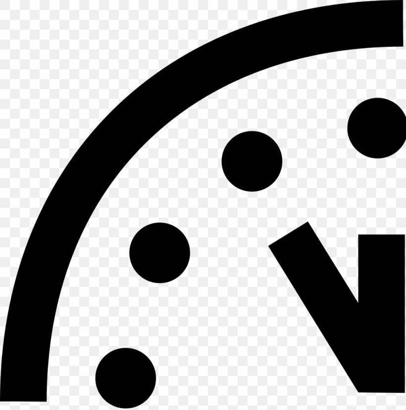 Doomsday Clock Bulletin Of The Atomic Scientists Symbol, PNG, 1012x1024px, Doomsday Clock, Black And White, Bulletin Of The Atomic Scientists, Clock, Doomsday Download Free