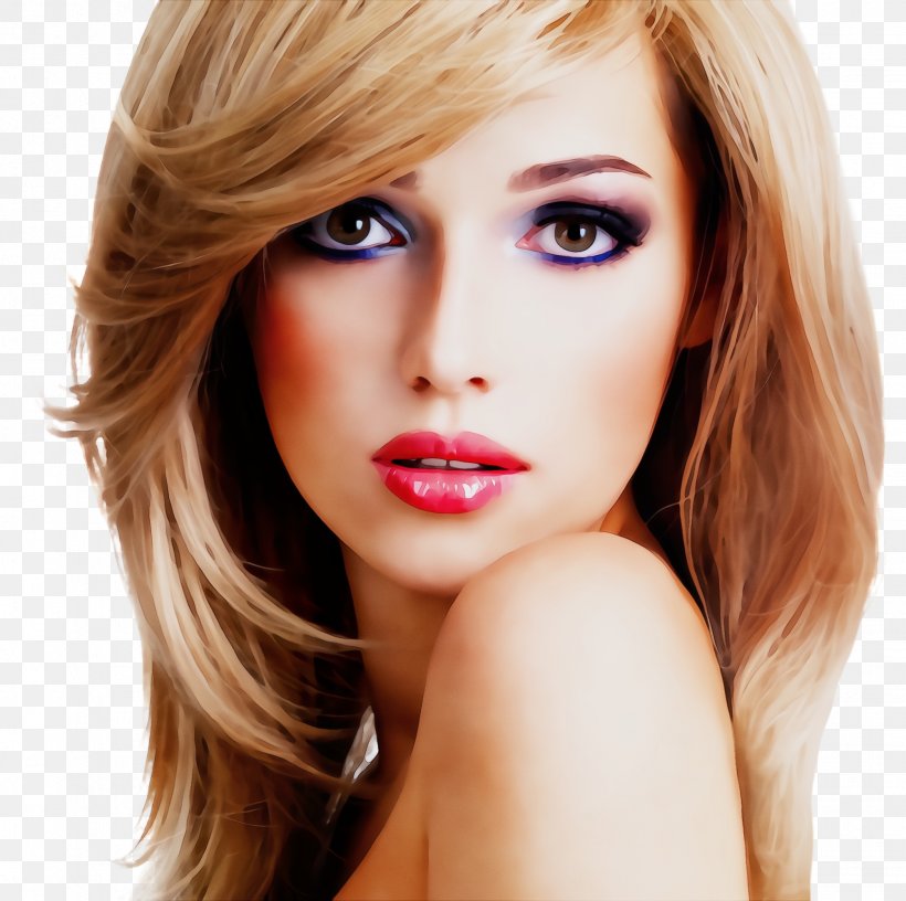 Hair Face Hairstyle Eyebrow Blond, PNG, 2004x1996px, Watercolor, Beauty, Blond, Chin, Eyebrow Download Free
