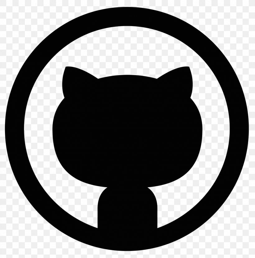 Download GitHub Clip Art, PNG, 1335x1353px, Github, Black, Black And White, Carnivoran, Cat Download Free