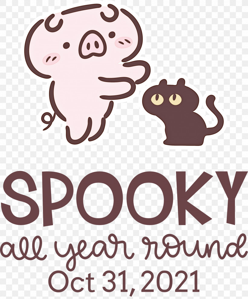 Spooky Halloween, PNG, 2488x2999px, Spooky, Behavior, Cartoon, Halloween, Happiness Download Free