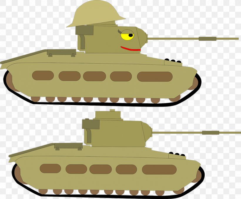 Cartoon Animated Army Tank