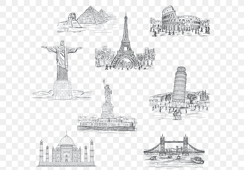 World Building Landmark Architecture, PNG, 750x571px, World, Architectural Drawing, Architecture, Black And White, Brand Download Free