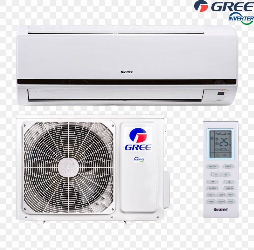 Air Conditioning Сплит-система Air Conditioner Gree Electric Heat Pump, PNG, 857x845px, Air Conditioning, Air, Air Conditioner, Compressor, Electronics Download Free