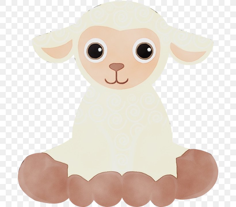 Cartoon Sheep Sheep Goats Clip Art, PNG, 696x720px, Watercolor, Cartoon, Cowgoat Family, Fawn, Goat Download Free