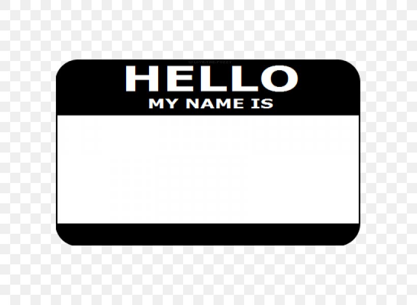 Name Tag Sticker Pin Label Zazzle, PNG, 600x600px, Name Tag, Adhesive, Area, Badge, Black Download Free