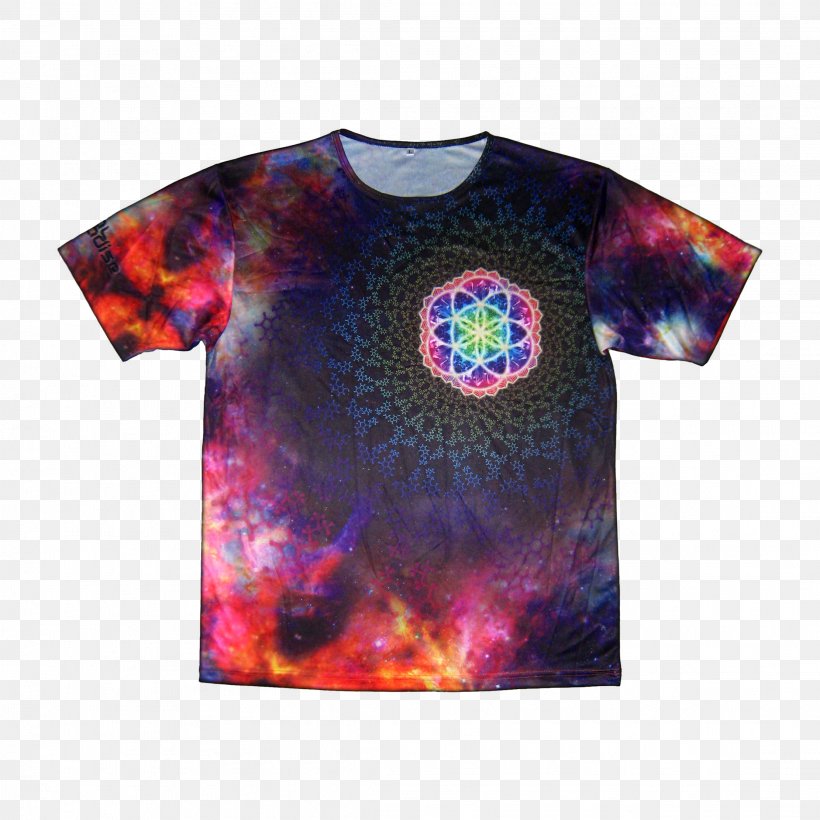 T-shirt Sacred Geometry Sri Yantra Overlapping Circles Grid, PNG, 2222x2222px, Tshirt, Art, Chakra, Crystal Healing, Dye Download Free