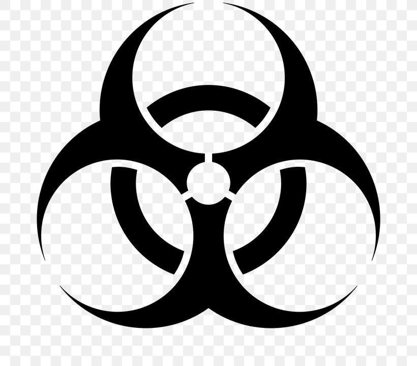 Biological Hazard Inferno Symbol Clip Art, PNG, 714x720px, Biological Hazard, Artwork, Biology, Black And White, Hazard Download Free