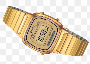 Watch - Casio LA670 Watch Allegro Casio A168WG PNG