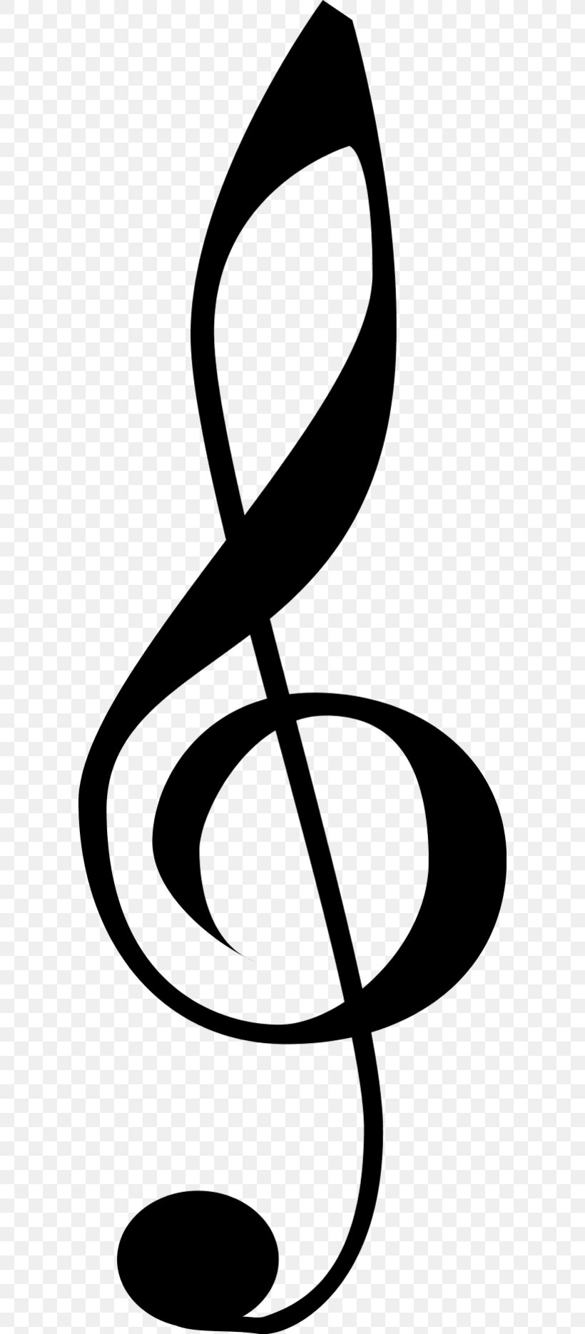 Clef Musical Note Drawing Clip Art, PNG, 600x1870px, Watercolor, Cartoon, Flower, Frame, Heart Download Free