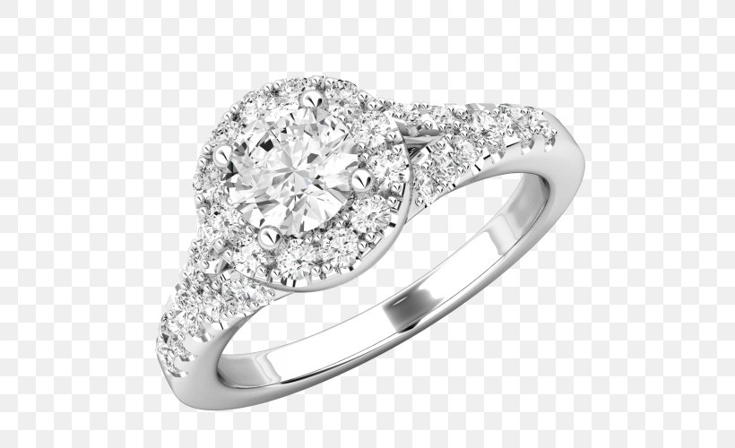 Earring Engagement Ring Diamond Wedding Ring, PNG, 500x500px, Ring, Bijou, Bling Bling, Body Jewelry, Brilliant Download Free