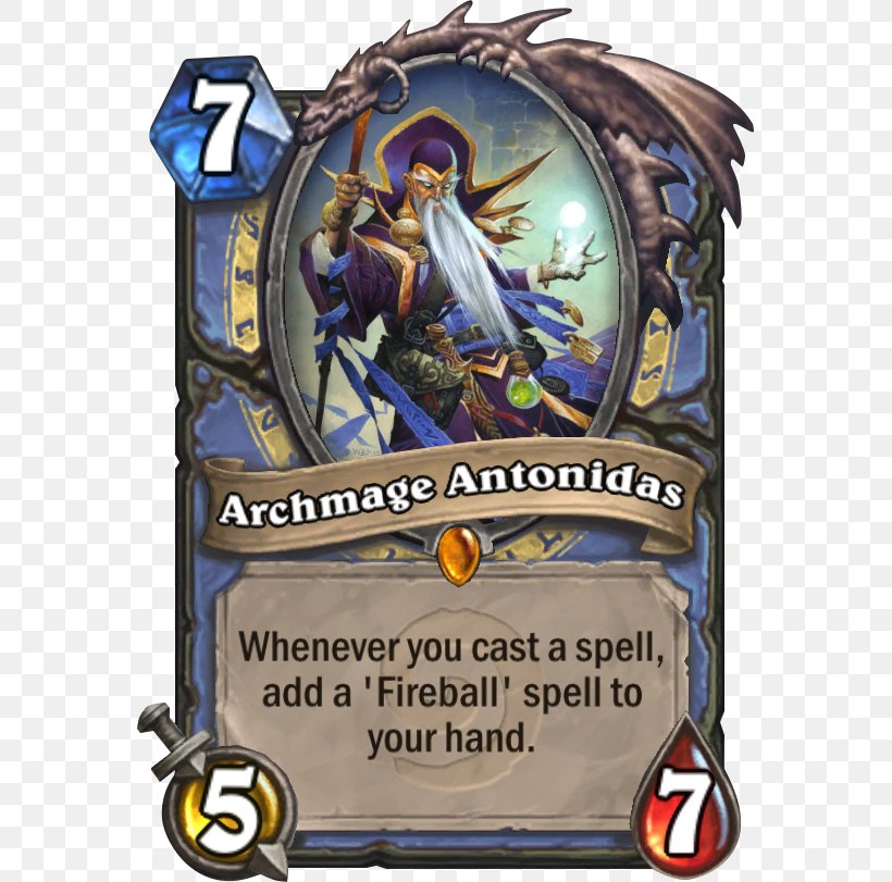 Hearthstone Archmage Antonidas Jaina Proudmoore Blizzard Entertainment, PNG, 567x811px, Hearthstone, Antonidas, Blizzard Entertainment, Edwin Vancleef, Electronic Sports Download Free