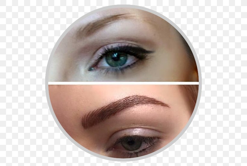 Permanent Makeup Microblading Eyebrow Tattoo Cosmetics, PNG, 550x550px, Permanent Makeup, Beauty Parlour, Close Up, Cosmetics, Eye Download Free