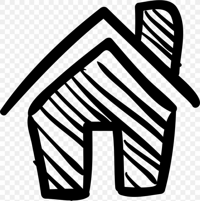 Sketchy Icon, PNG, 980x986px, House, Black, Black And White, Building, Drawing Download Free