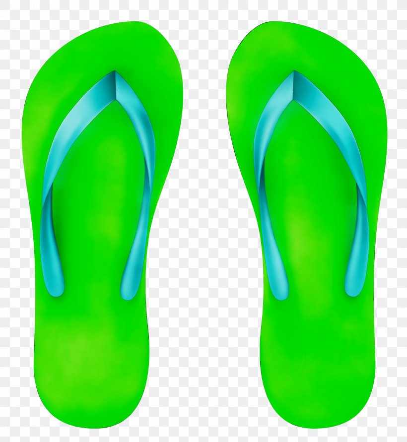 Slipper Flip-flops Clip Art Image, PNG, 3365x3659px, Slipper, Flipflops, Footwear, Green, Havaianas Download Free