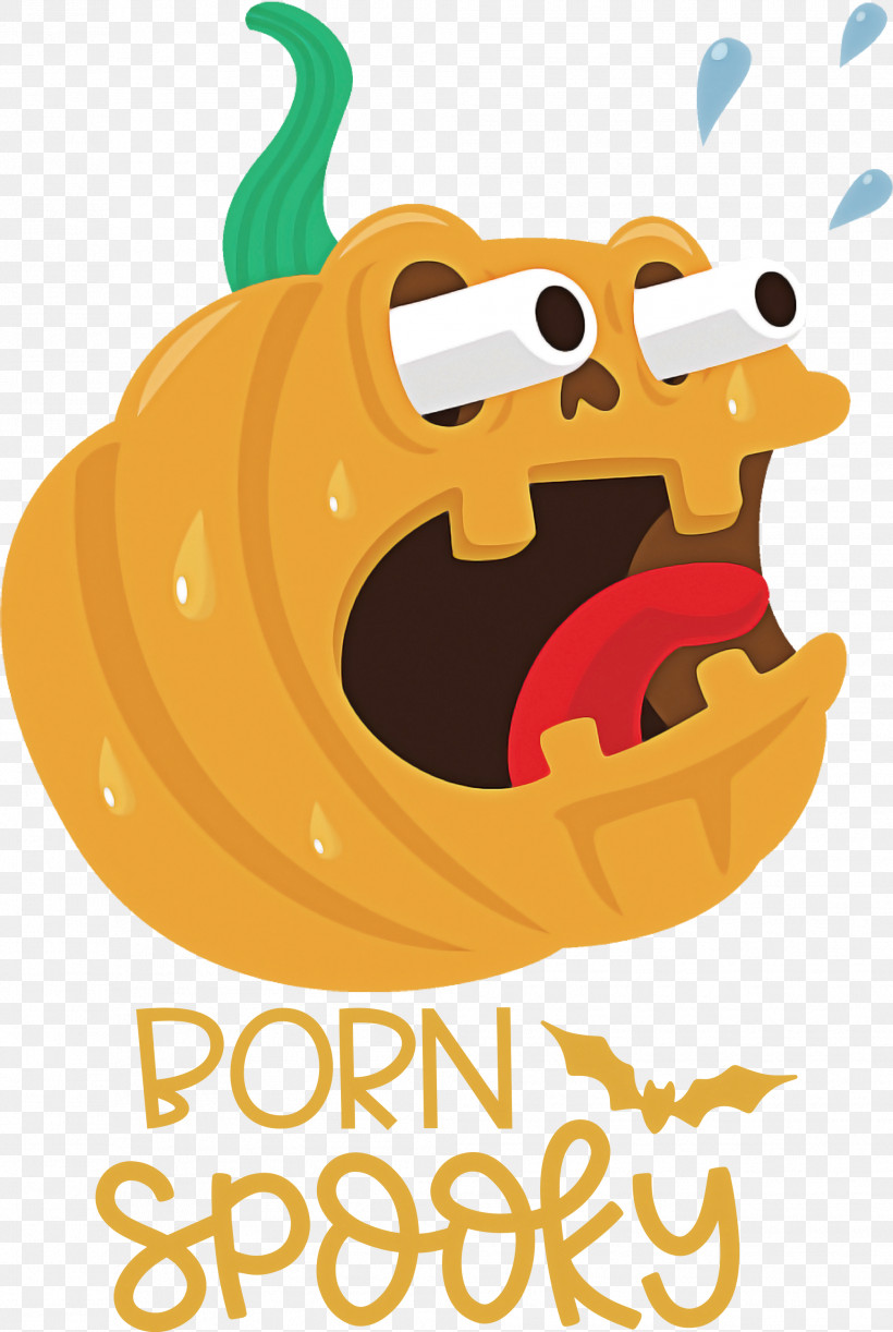 Spooky Pumpkin Halloween, PNG, 2012x3000px, Spooky, Biology, Cartoon, Fruit, Halloween Download Free