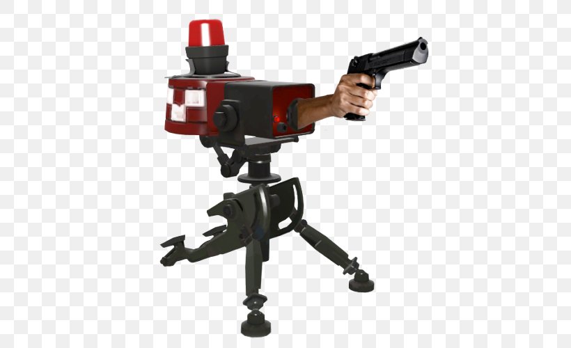 Team Fortress 2 Half-Life 2 Robot Sniper Video Game Sentry Gun, PNG, 500x500px, Watercolor, Cartoon, Flower, Frame, Heart Download Free