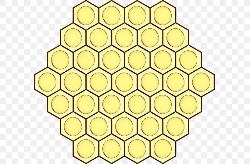 Yellow Pattern Line Circle Honeycomb, PNG, 600x538px, Yellow, Circle, Honeycomb, Line Download Free