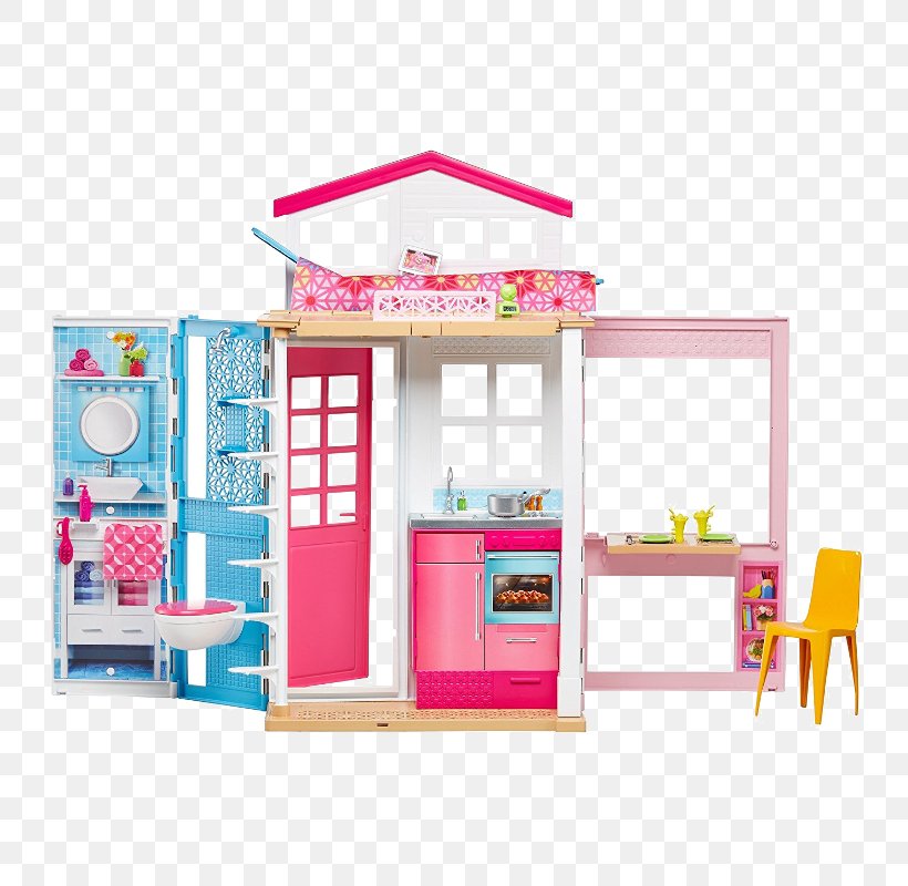 Barbie 2-Story House With Furniture & Accessories Toy Dollhouse, PNG, 800x800px, Watercolor, Cartoon, Flower, Frame, Heart Download Free