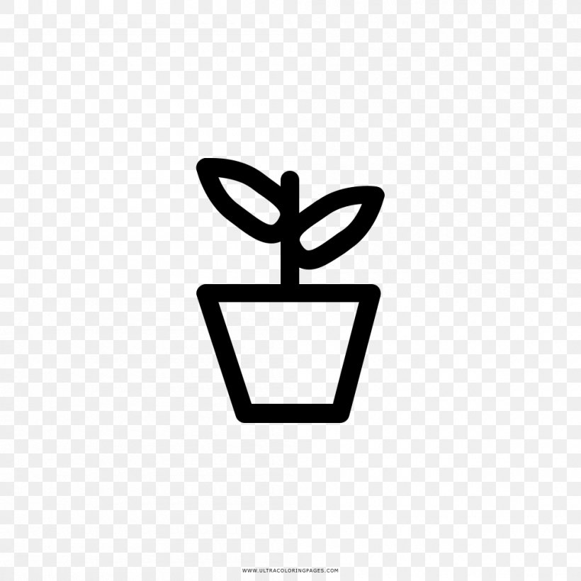 Coloring Book Drawing Black And White Ausmalbild Plant, PNG, 1000x1000px, Coloring Book, Area, Ausmalbild, Black, Black And White Download Free