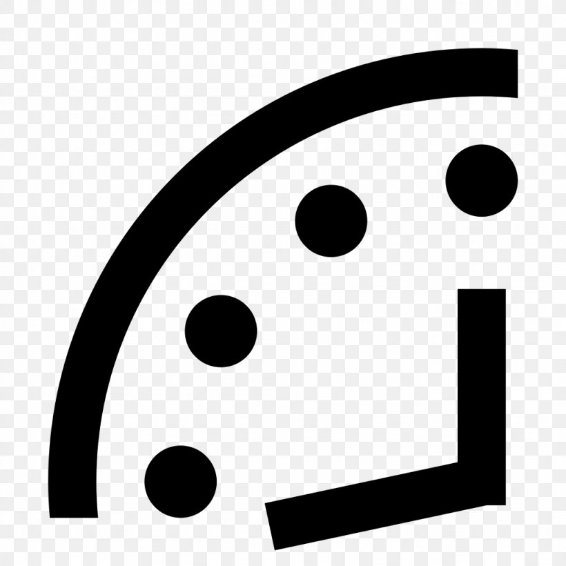Doomsday Clock 2 Minutes To Midnight Einde Van De Wereld, PNG, 1024x1024px, Doomsday Clock, Alarm Clocks, Atomic Clock, Black And White, Bulletin Of The Atomic Scientists Download Free
