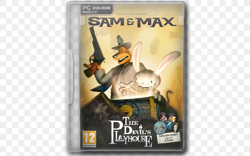 Sam & Max: The Devil's Playhouse Sam & Max Beyond Time And Space Sam & Max Save The World Jurassic Park: The Game Back To The Future: The Game, PNG, 512x512px, Sam Max Beyond Time And Space, Adventure Game, Back To The Future The Game, Game, Jurassic Park The Game Download Free
