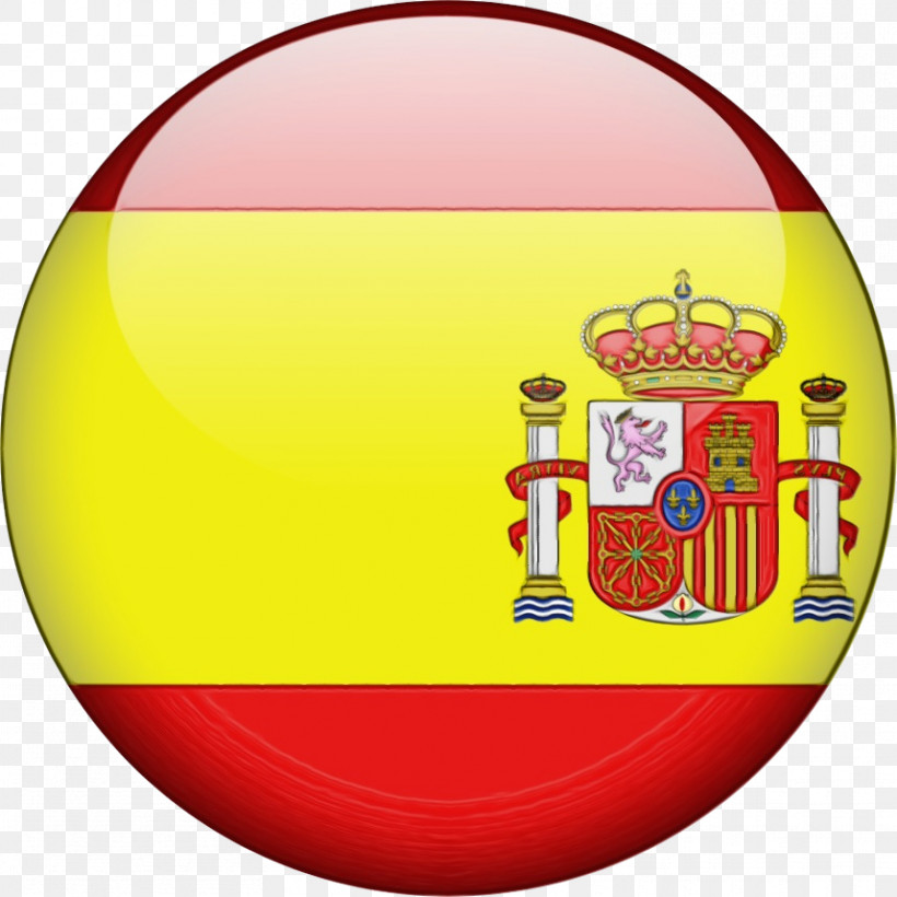 Icon Flag Flag Of Spain Spanish Language, PNG, 858x858px, Watercolor, Circle, Flag, Flag Of Spain, Mathematics Download Free