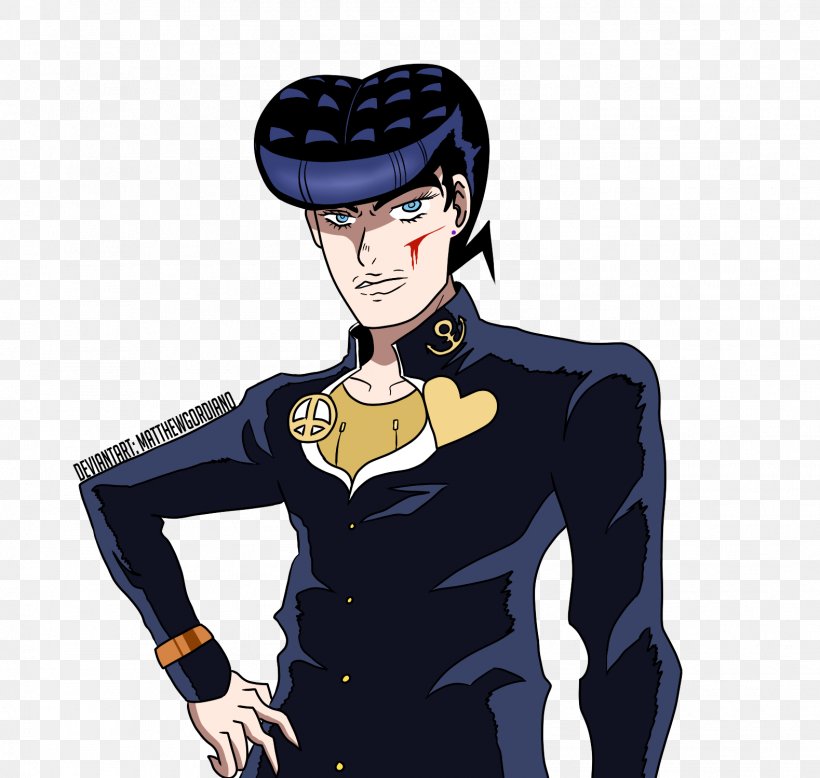 Josuke Higashikata Jotaro Kujo Art Diamond Is Unbreakable, Png 