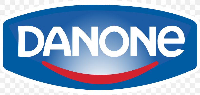 Logo Danone Vector Graphics Font, PNG, 2400x1142px, Logo, Area, Blue, Brand, Danone Download Free