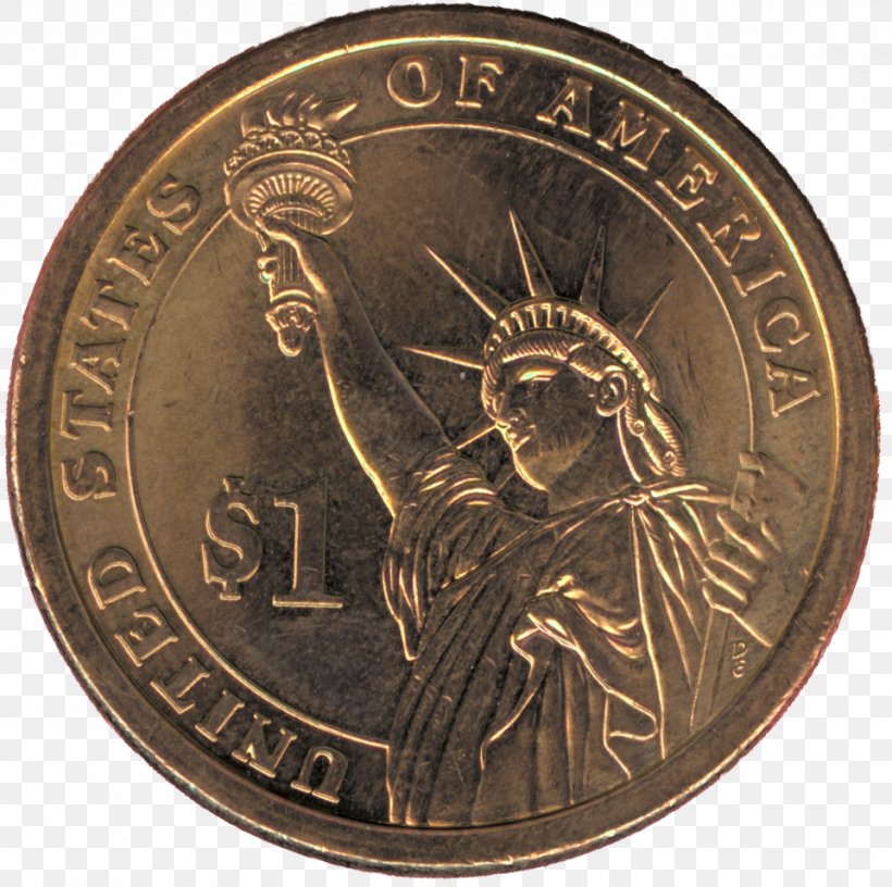Dollar Coin Currency United States Dollar, PNG, 961x957px, Coin, Banknote, Bronze, Bronze Medal, Copper Download Free