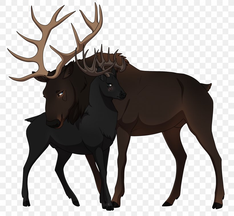 Elk Moose Reindeer Cattle Antler, PNG, 1482x1368px, Elk, Animal, Antler, Cattle, Cattle Like Mammal Download Free